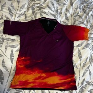 Peppermint Red and Orange Women's Jersey